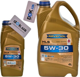 Моторное масло Ravenol HLS 5W-30 синтетическое