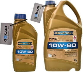 Моторное масло Ravenol HVS 10W-60 синтетическое
