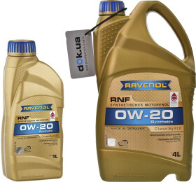 Моторное масло Ravenol RNF 0W-20 синтетическое