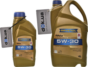 Моторное масло Ravenol RNV 5W-30 синтетическое