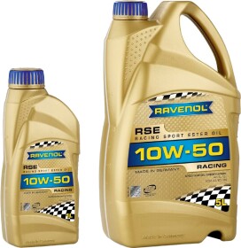 Моторное масло Ravenol RSE 10W-50 синтетическое