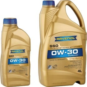 Моторное масло Ravenol SSO 0W-30 синтетическое