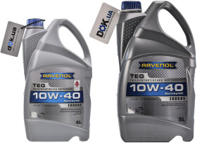 Моторное масло Ravenol TEG 10W-40 полусинтетическое