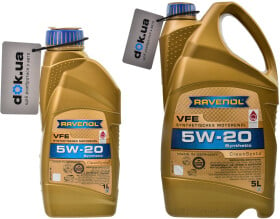 Моторное масло Ravenol VFE 5W-20 синтетическое