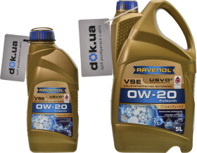 Моторна олива Ravenol VSE 0W-20 синтетична