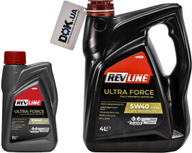 Моторное масло Revline Ultra Force 5W-40 синтетическое