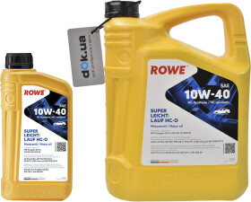 Моторное масло Rowe Super Leicht-Lauf HC-O 10W-40 полусинтетическое