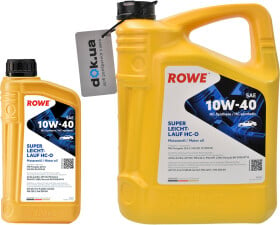 Моторное масло Rowe Super Leicht-Lauf HC-O 10W-40 полусинтетическое