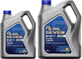 Моторна олива S-Oil Seven Blue #7 CI-4/SL 10W-40 синтетична