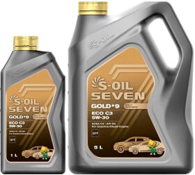 Моторна олива S-Oil Seven Gold #9 ECO C3 5W-30 синтетична