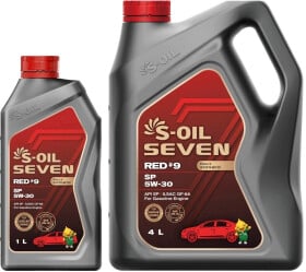 Моторное масло S-Oil Seven Red #9 SP 5W-30 синтетическое