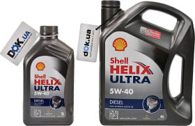 Моторное масло Shell Helix Diesel Ultra 5W-40 синтетическое