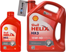 Моторна олива Shell Helix HX3 15W-40 мінеральна