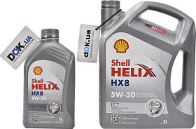 Моторное масло Shell Helix HX8 ECT 5W-30 синтетическое