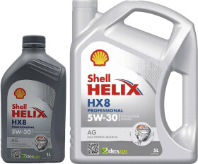 Моторна олива Shell Helix HX8 Professional AG 5W-30 синтетична