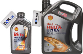 Моторное масло Shell Helix Ultra 5W-40 синтетическое