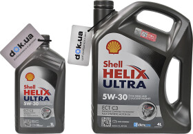 Моторное масло Shell Helix Ultra ECT C3 5W-30 синтетическое