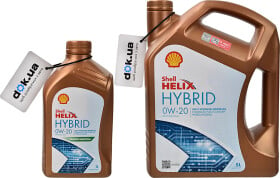 Моторное масло Shell Helix Ultra Hybrid 0W-20 синтетическое