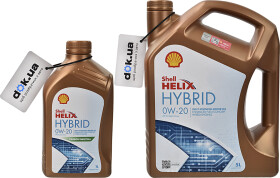 Моторное масло Shell Helix Ultra Hybrid 0W-20 синтетическое