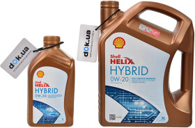Моторное масло Shell Helix Ultra Hybrid 0W-20 синтетическое