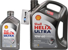 Моторное масло Shell Helix Ultra Racing 10W-60 синтетическое