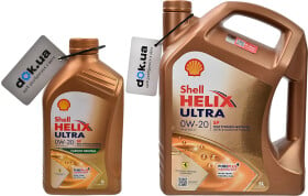 Моторна олива Shell Helix Ultra SP 0W-20 синтетична