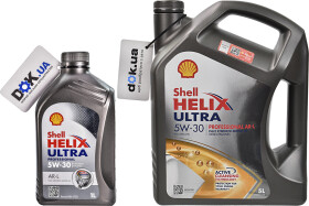 Моторное масло Shell Hellix Ultra Professional AR-L 5W-30 синтетическое