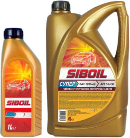 Моторное масло SIBOIL Супер 10W-40 полусинтетическое