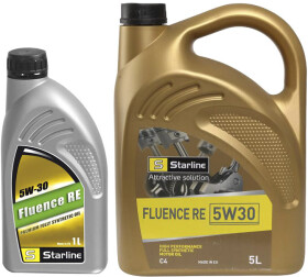Моторное масло Starline Fluence RE 5W-30 синтетическое