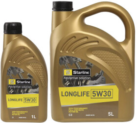 Моторное масло Starline LongLife 5W-30 синтетическое