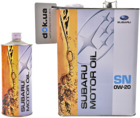 Моторна олива Subaru Motor Oil 0W-20 синтетична