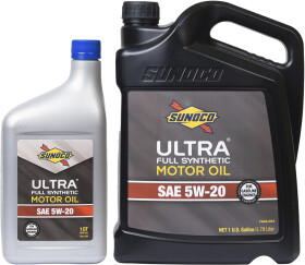 Моторное масло Sunoco Ultra 5W-20 синтетическое