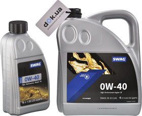 Моторна олива SWAG 0W-40 синтетична