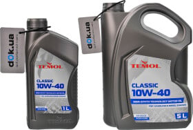 Моторное масло TEMOL Classic 10W-40 полусинтетическое