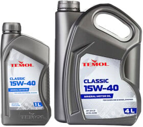 Моторное масло TEMOL Classic 15W-40 минеральное