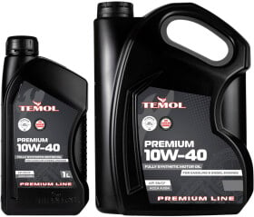 Моторное масло TEMOL Premium 10W-40 синтетическое