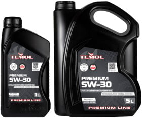 Моторна олива TEMOL Premium 5W-30 синтетична