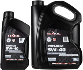 Моторное масло TEMOL Premium 5W-40 синтетическое