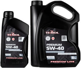 Моторна олива TEMOL Premium 5W-40 синтетична