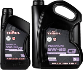 Моторное масло TEMOL Premium C3 5W-30 синтетическое