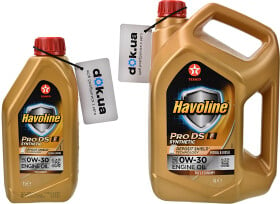 Моторное масло Texaco Havoline ProDS F 0W-30 синтетическое