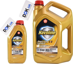 Моторное масло Texaco Havoline ProDS V 5W-30 синтетическое