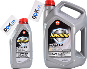 Моторное масло Texaco Havoline Ultra R 5W-30 синтетическое