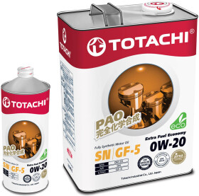 Моторное масло Totachi Extra Fuel Economy 0W-20 синтетическое