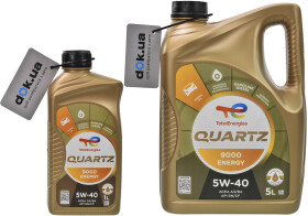 Моторное масло Total Quartz 9000 Energy 5W-40 синтетическое