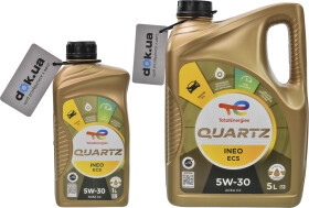 Total Quartz 5W-30 INEO ECS, 8X 1 Litre