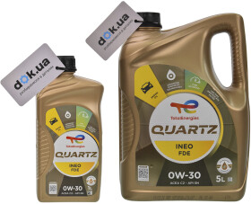 Моторна олива Total Quartz Ineo FDE 0W-30 синтетична