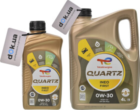 Моторное масло Total Quartz Ineo First 0W-30 синтетическое