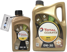 Моторное масло Total Quartz Ineo Long Life 0W-30 синтетическое