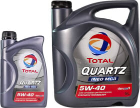 Моторное масло Total Quartz Ineo MC3 5W-40 синтетическое